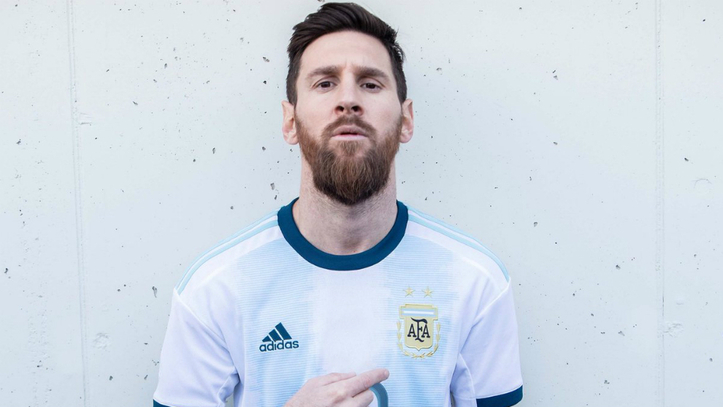 camiseta messi argentina 2019