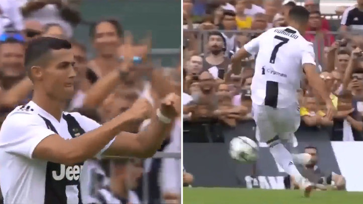 Así Fue El Primer Gol De Cristiano Con La Juventus